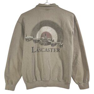 Avro Lancaster World War II Heavy Bomber Full Zip Sweatshirt Jacket VTG